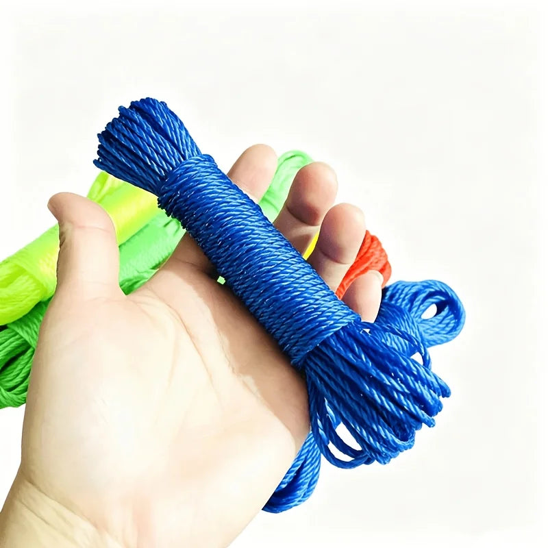 4PCS Nylon Clothesline 10M – Outdoor Wear-Resistant Drying Rope Nylon Clothesline Babs