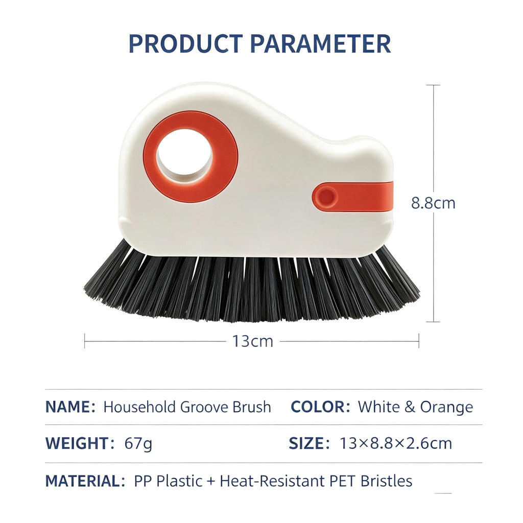 2-in-1 Window Track Cleaning Brush – Grout & Gap Cleaner Window Cleaning Brush Babs