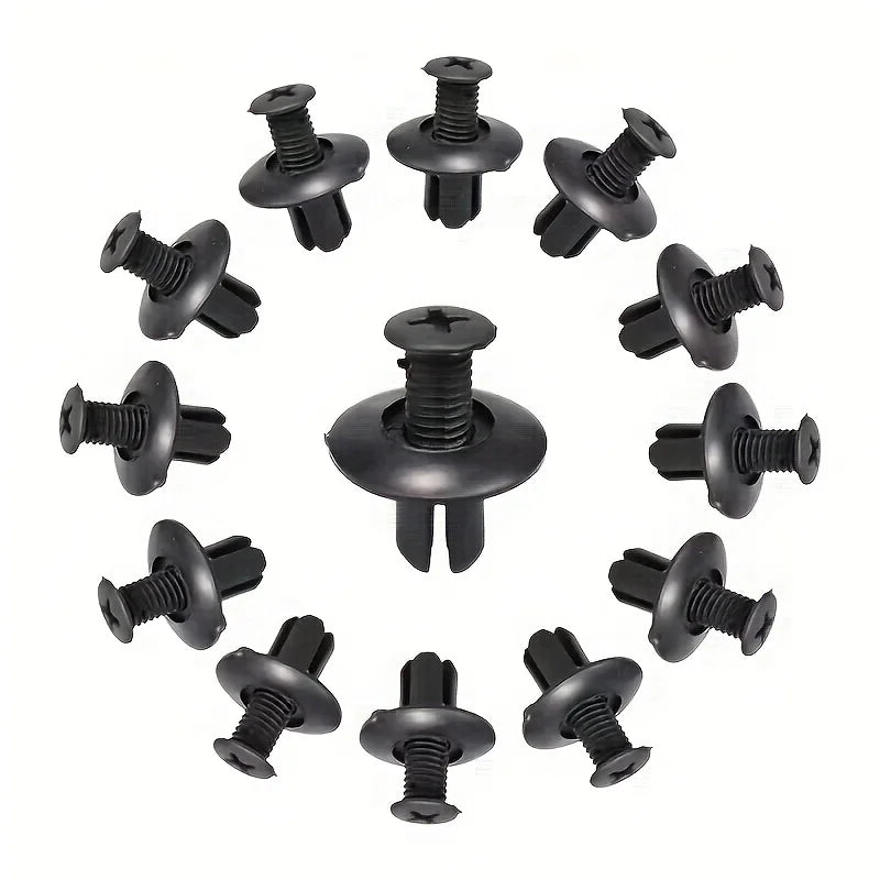 50pcs Car Fastener Clip Kit – Fender Rivet Body Push Retainer Auto Body Fastener Kit Babs