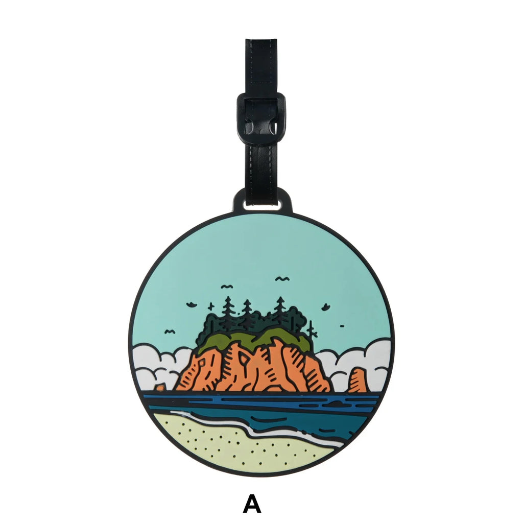 Starry Sky Luggage Tag – Privacy ID Travel Bag Tag | PVC Luggage Tag Babs A