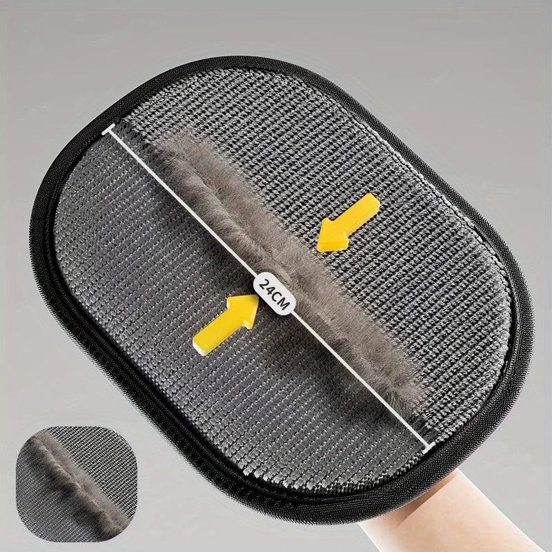 2-Pack Static Pet Hair Remover Gloves – Reusable Lint Mitt Pet Hair Remover Babs