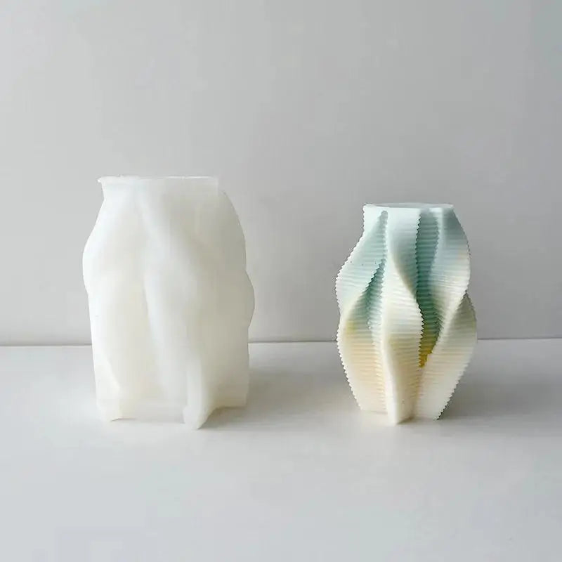 Geometric Column Silicone Mold – Candle Soap DIY Craft Tool Craft Silicone Mold Babs
