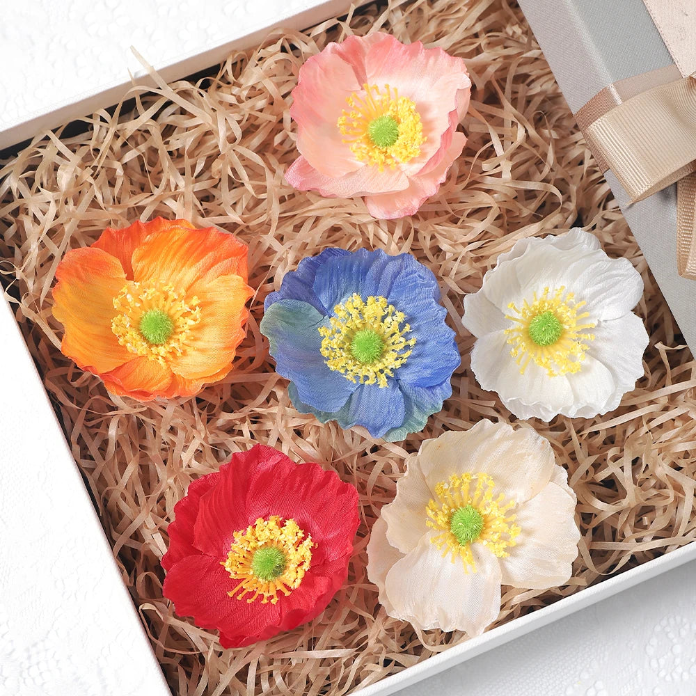 Silk Rose Flower Heads 10/20 Pcs – Wedding & DIY Decor Artificial Flower Heads Babs