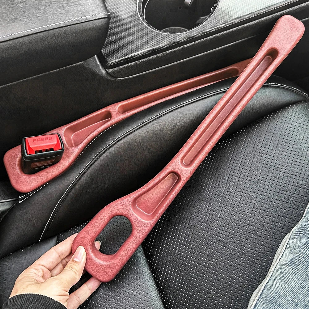 2Pcs PU Leather Car Seat Gap Filler & Crevice Blocker Set Car Seat Gap Filler Babs
