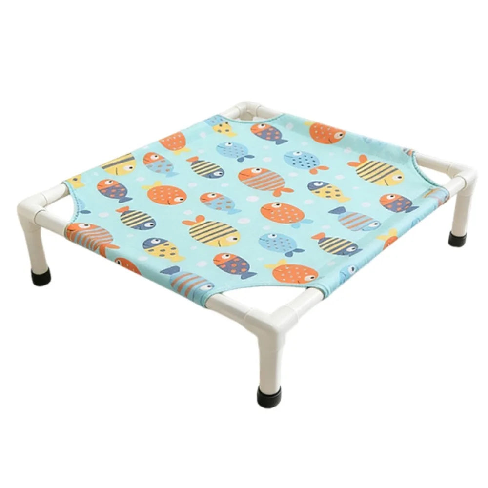 Elevated Cat Bed – Detachable Moisture-Proof All-Season Pet Cot Elevated Pet Bed Babs Style J