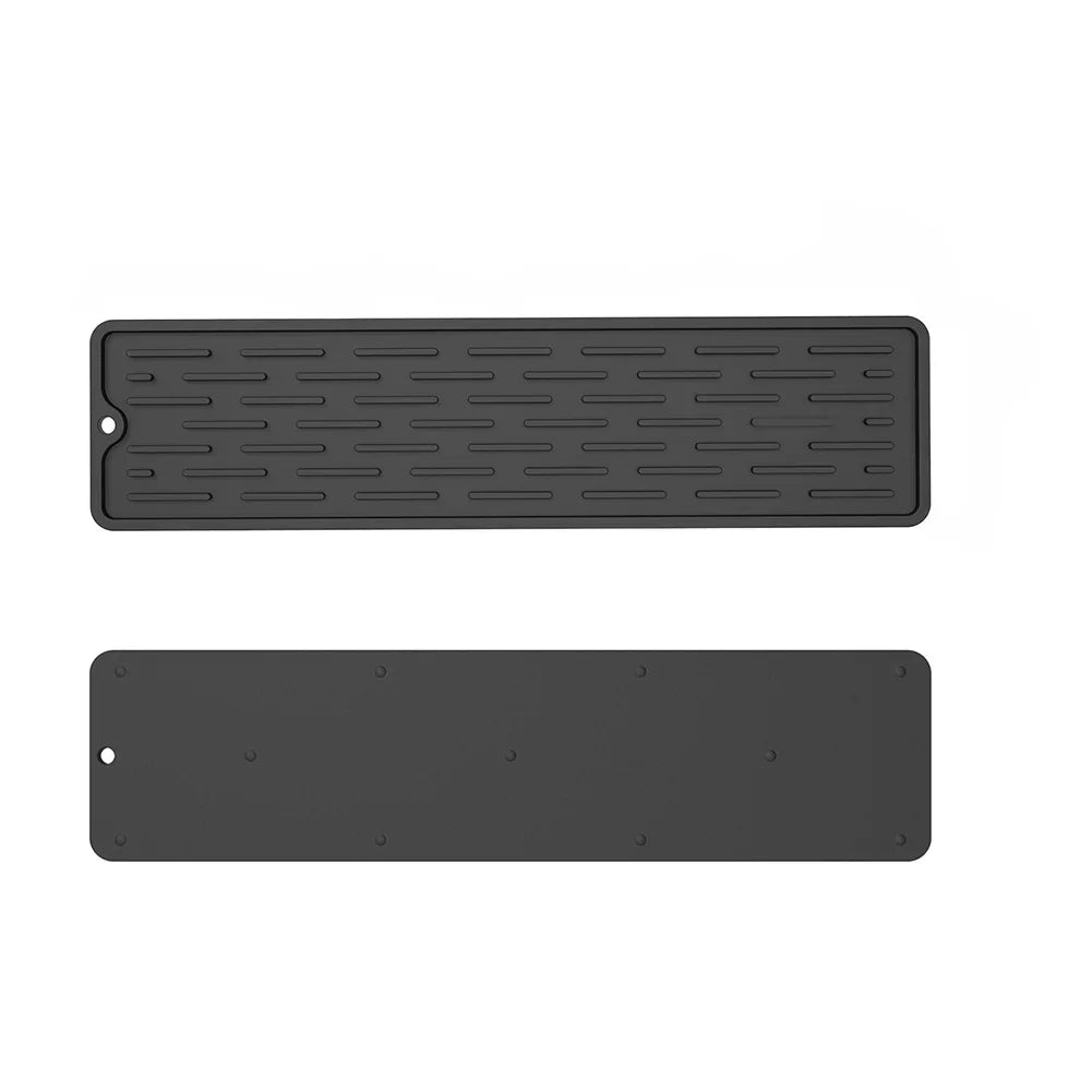 HOMEFISH Silicone Drainer Mat – Anti-Slip Sink Tray & Kitchen Pad Silicone Drainer Mat Babs