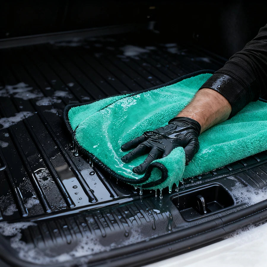 1400GSM Coral Fleece Microfiber Car Wash & Drying Towel Car Detailing Towel Babs