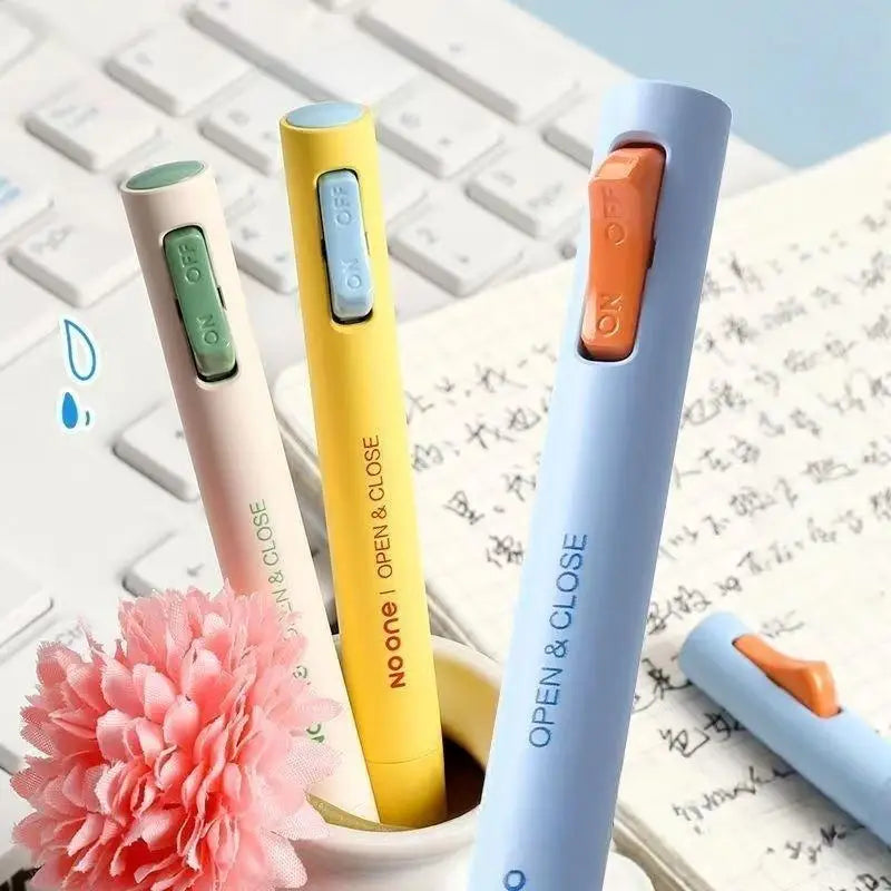 Fidget Click Gel Pen – 0.5mm Dual Tip Quick-Dry Black Ink Fidget Gel Pen Babs