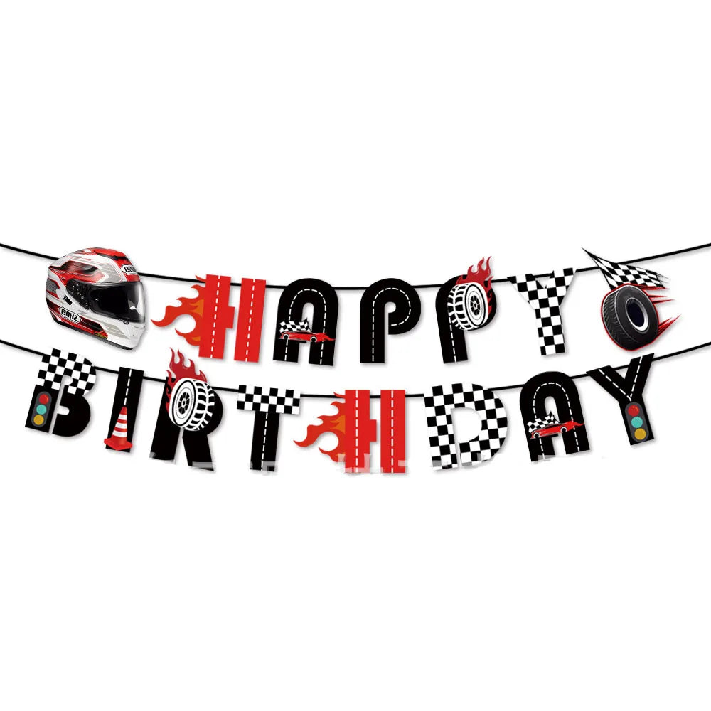 Race Car Tire Paper Napkins – Birthday & Baby Shower Party Supplies