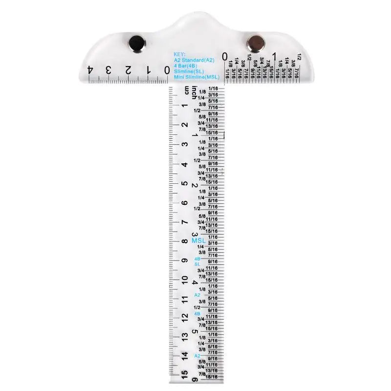 Plastic T-Square Ruler – Clear Scale, Portable & Precise Drafting T-Ruler Babs 1pc