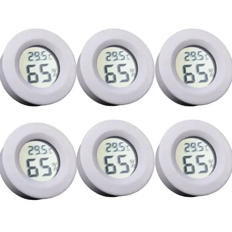 Mini Digital Thermometer Hygrometer -50~70°C | 4/6/8 Pack Thermometer Hygrometer Babs 6PCS WT