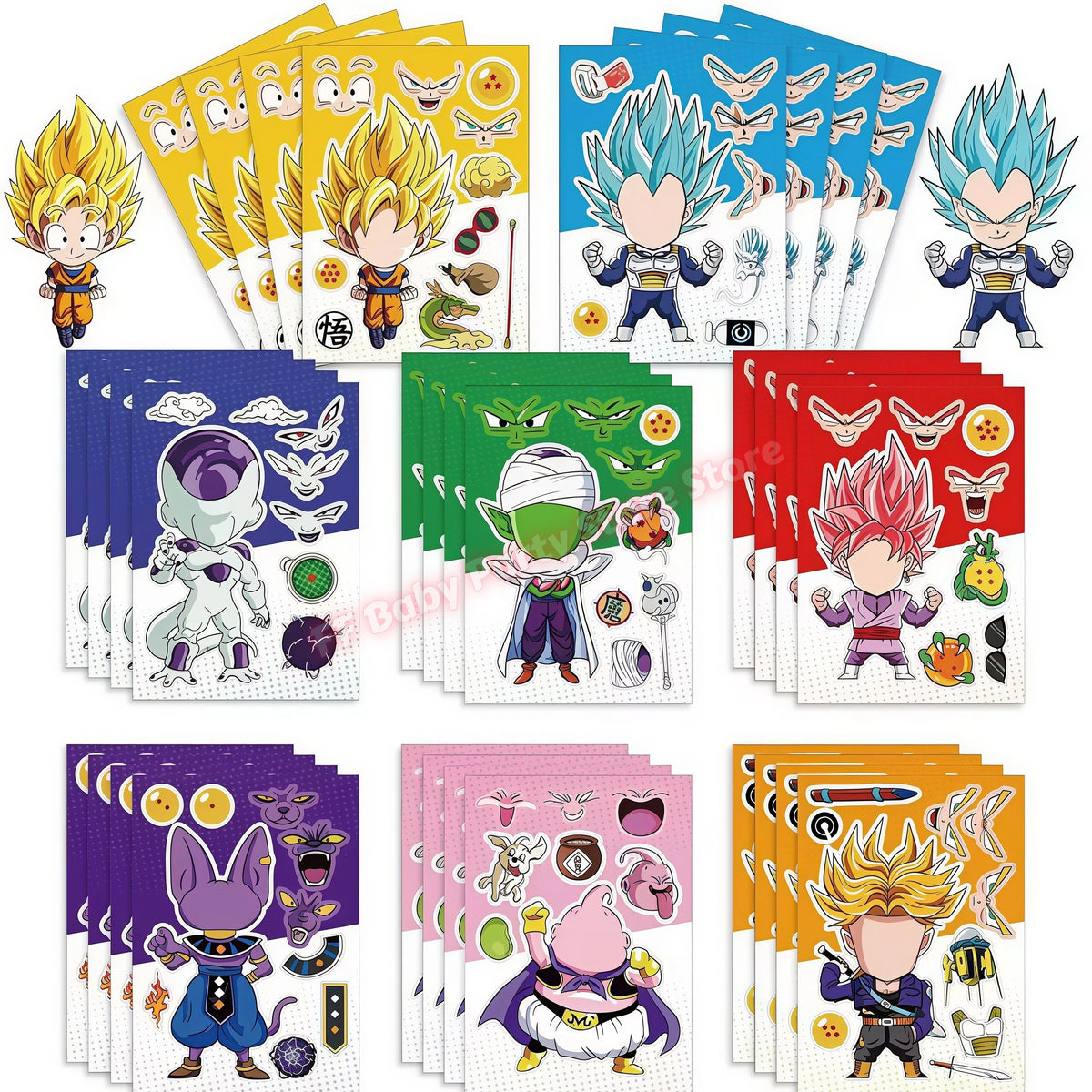 Dragon Ball Z Birthday Party Supplies – Goku Plates & Balloons
