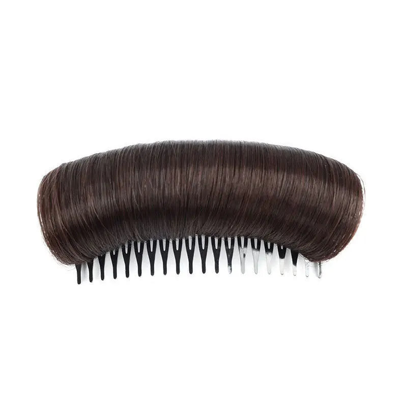 Invisible Volumizing Hair Cushion Pad with Comb Insert Hair Volumizing Pad Babs 2 brown