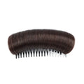 Invisible Volumizing Hair Cushion Pad with Comb Insert Hair Volumizing Pad Babs 2 brown