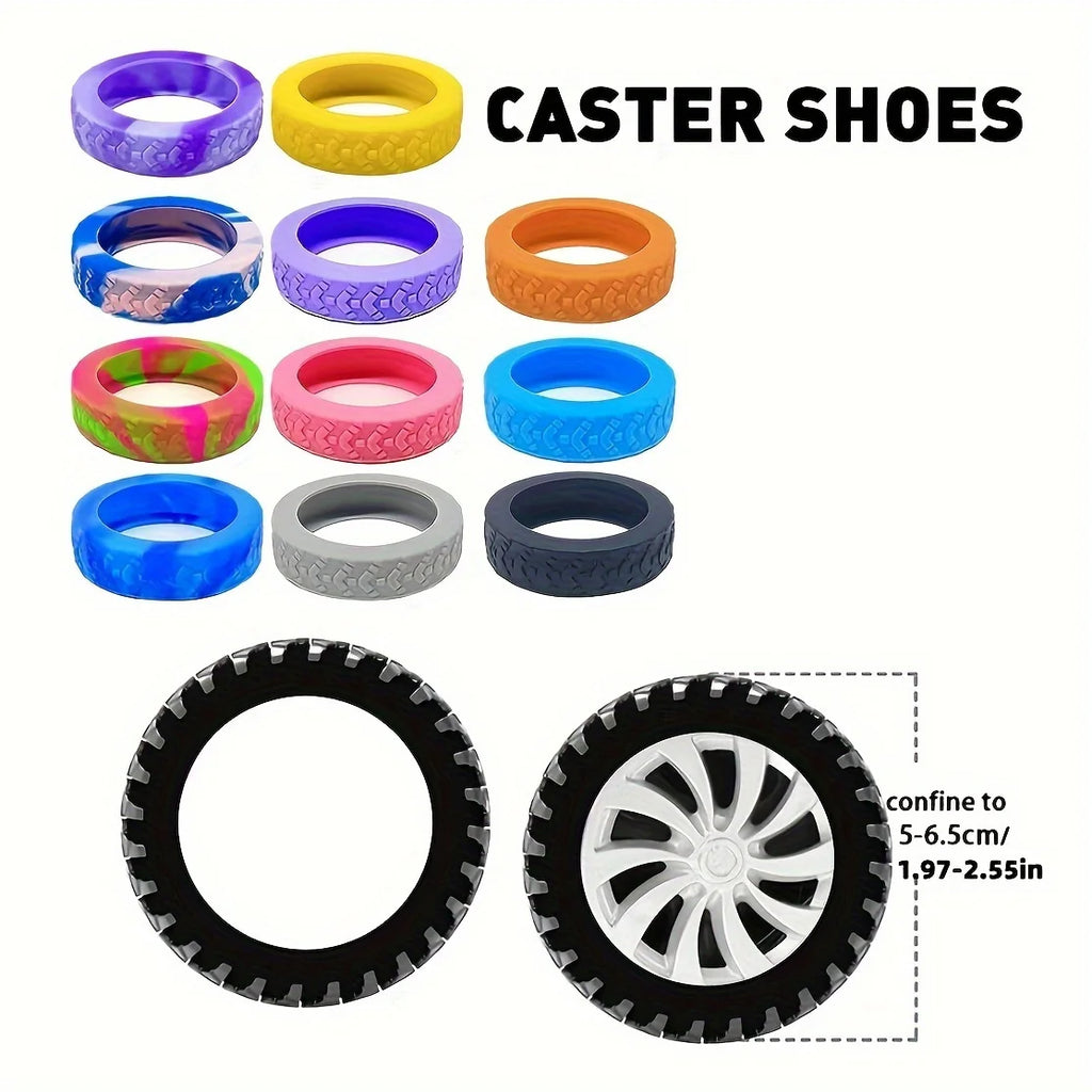Silicone Luggage Wheel Covers 8-Piece – Noise Reducing Caps Luggage Wheel Covers Babs