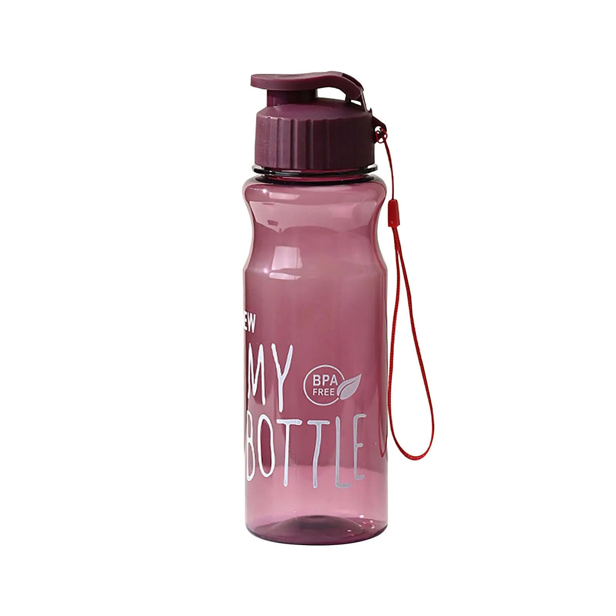 650ml Transparent Sport Water Bottle with Lanyard – Leak-Proof Sport Water Bottle Babs