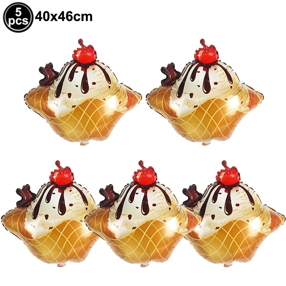Summer Drink Foil Balloons – Beer, Wine & Cocktail Party Decor Party Foil Balloons Babs 5pcs 1 As pictures show