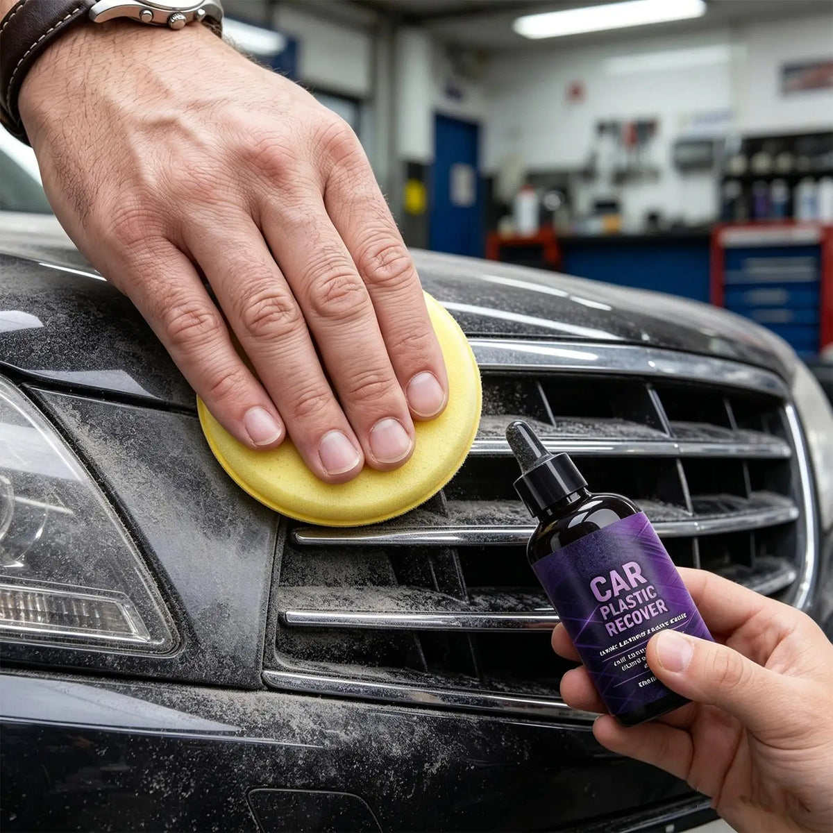 Car Trim Restorer Wax Coating – Back to Black Gloss Polish Car Trim Restorer Babs