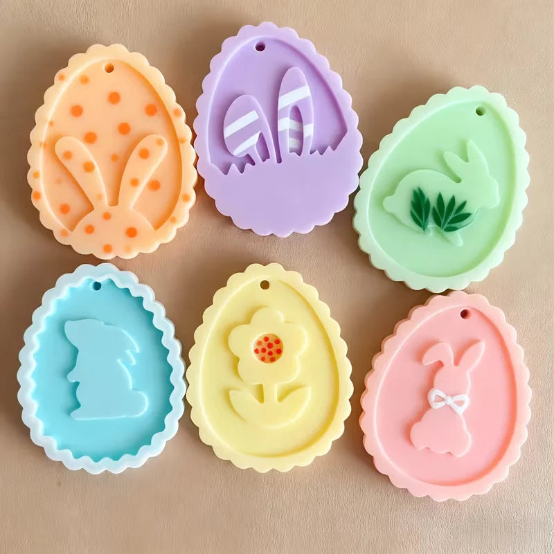 Easter Silicone Molds – Rabbit & Egg Resin Clay Plaster Mould Silicone Craft Mold Babs