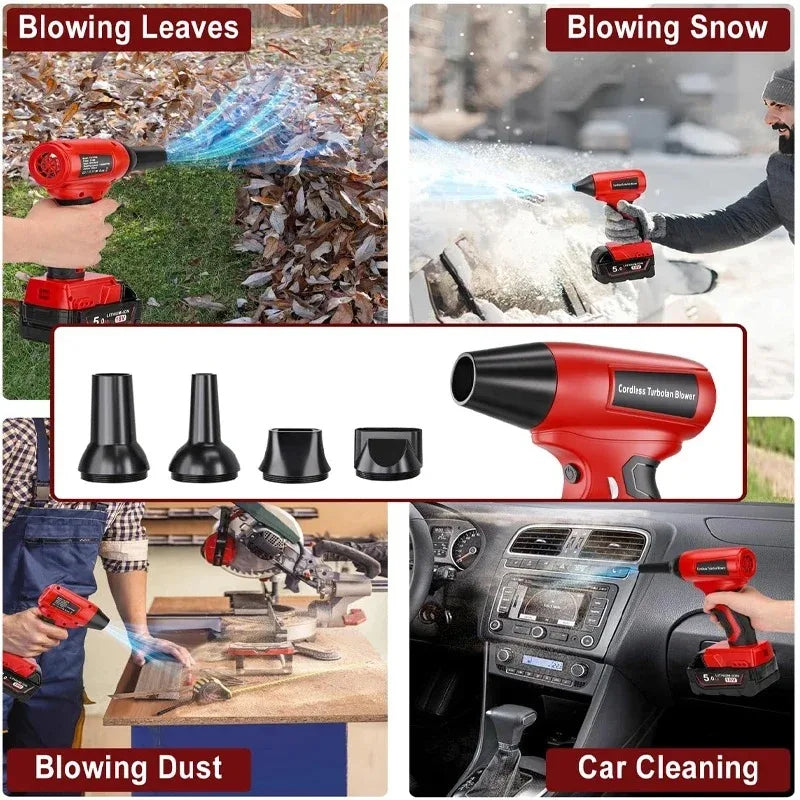 MWQ-TF05 Cordless Air Duster for Milwaukee 18V Battery | 130K RPM Cordless Air Duster Babs