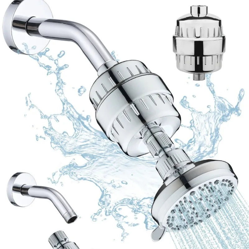 American Style Filter Shower Head with Replaceable Cartridge Filter Shower Head Babs