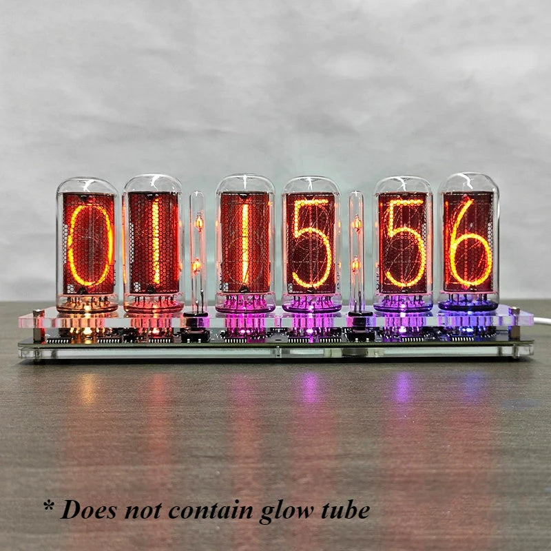IN-18 Nixie Tube Clock Motherboard Base – 6-Position DIY Desktop Nixie Tube Clock Base Babs