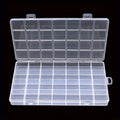 28-Compartment Plastic Jewelry & Bead Organizer Box – Clear Jewelry Storage Box Babs 1pc
