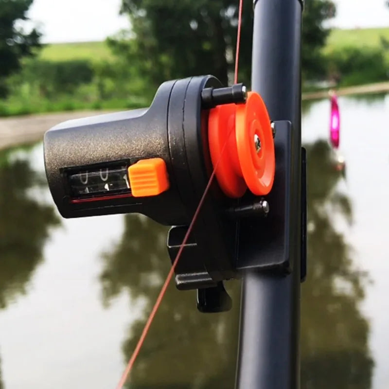 Fishing Line Depth Counter 0–999M Tackle Length Gauge Tool Fishing Line Counter Babs