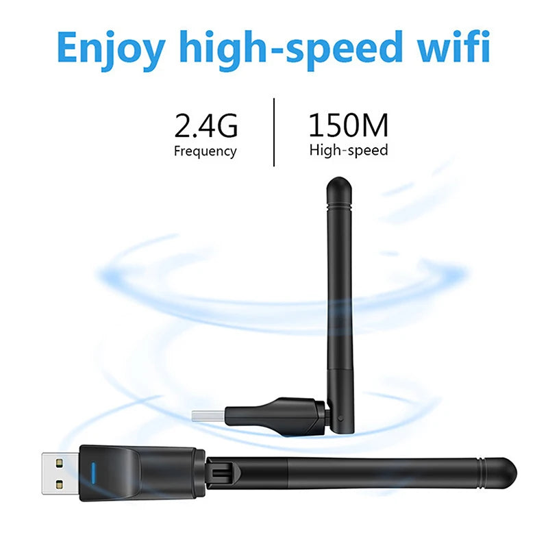 150Mbps Mini USB WiFi Adapter MT7601 – 2.4G Wireless Card USB WiFi Adapter Babs