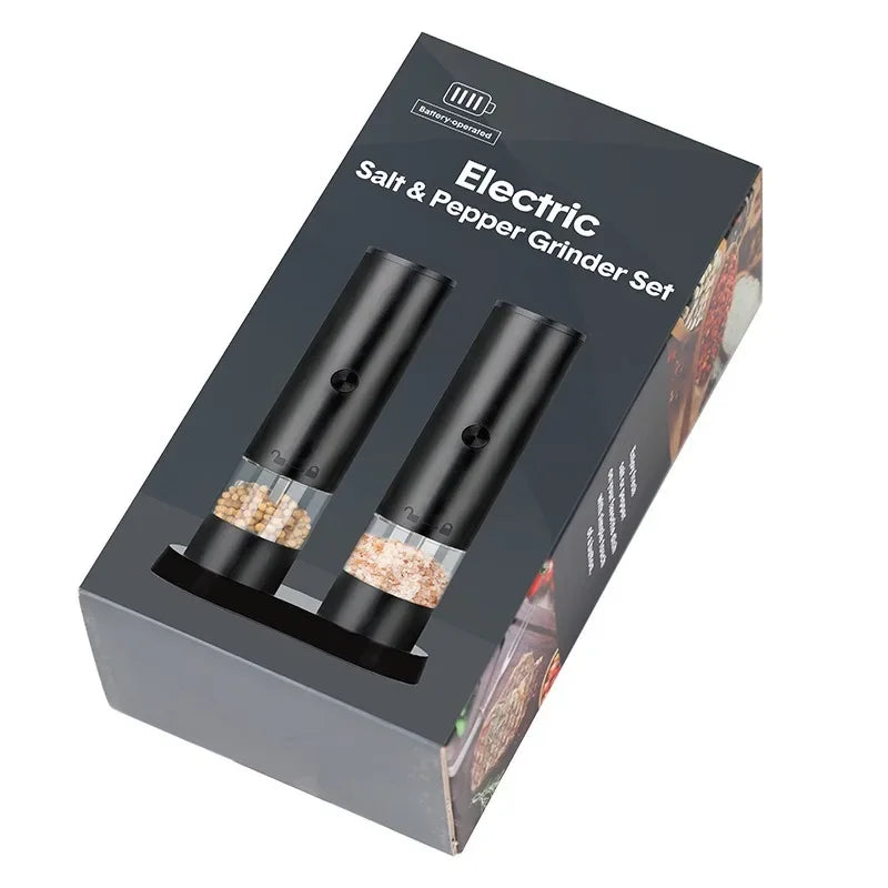 Electric Salt & Pepper Grinder – Adjustable Coarseness Mill Electric Spice Grinder Babs