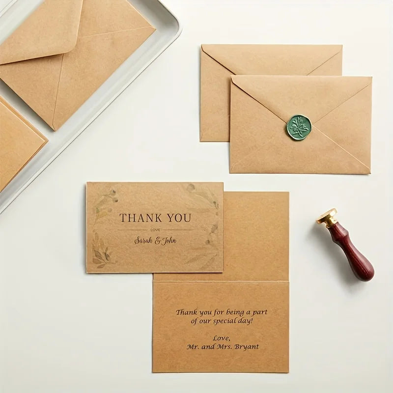 20/50pcs Kraft Paper Envelopes – Cards & Wedding Invitations Kraft Paper Envelopes Babs