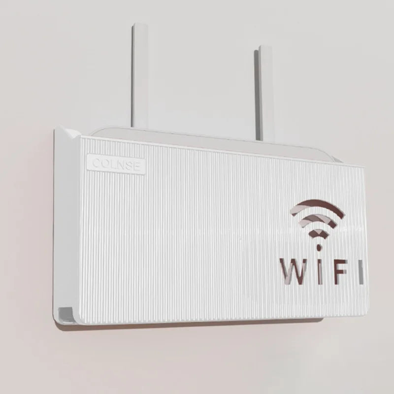 Wall Mounted WiFi Router Rack & Cable Management Storage Box Router Storage Rack Babs