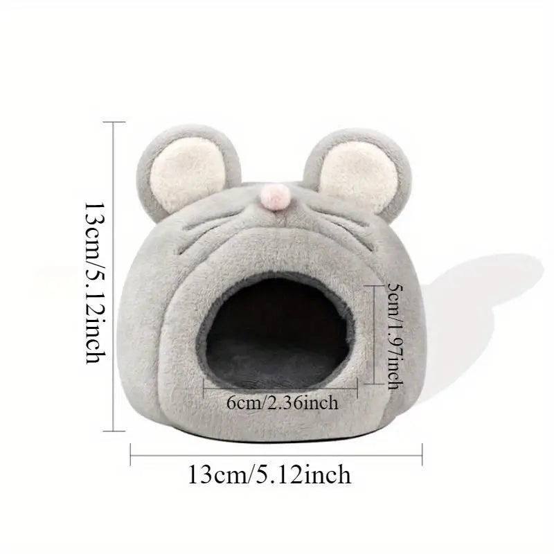 Hamster & Hedgehog Winter Nest Cave Bed for Small Pets Small Pet Nest Bed Babs