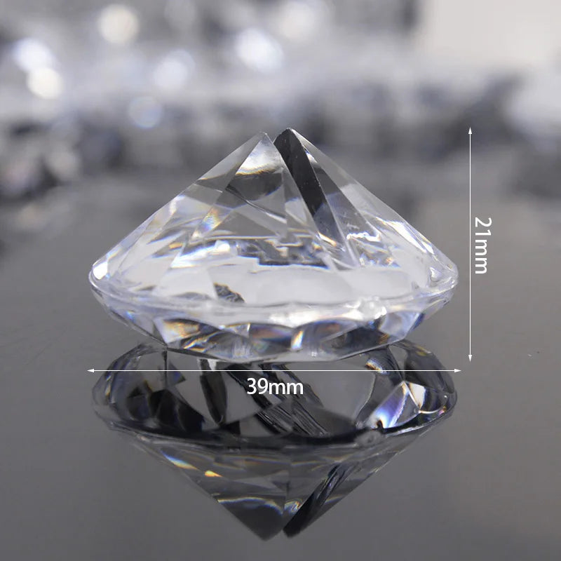 24-Pack Acrylic Diamond Place Card Holders – Wedding & Party Place Card Holders Babs