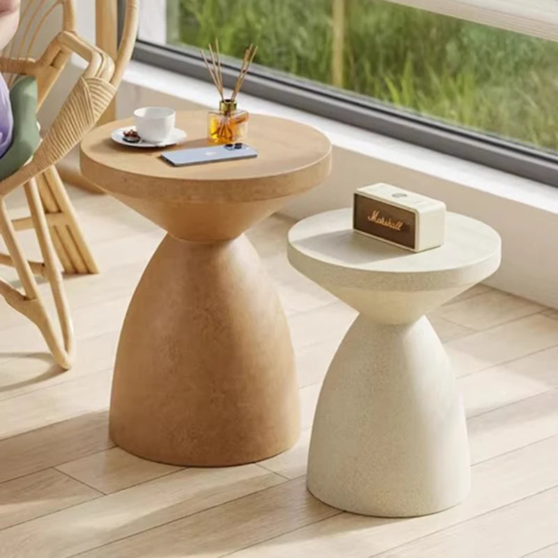 Modern Round Mini Coffee Table – Minimalist Luxury Side Table Round Coffee Table Babs