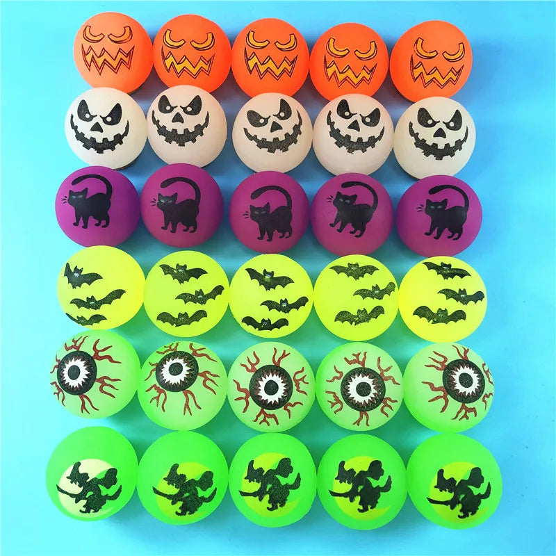 Halloween Glow in the Dark Bouncing Balls – 10-50 Pc Party Favors Glow Bouncing Ball Babs
