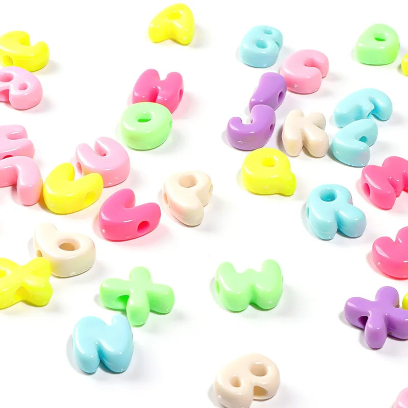 100g A-Z Acrylic Chunky Letter Beads for DIY Jewelry & Crafts Alphabet Craft Beads Babs