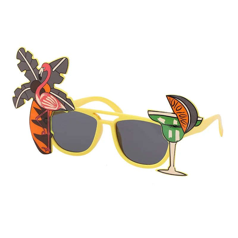 Hawaiian Party Sunglasses – Luau Tropical Photo Props & Favors Party Photo Props Babs N