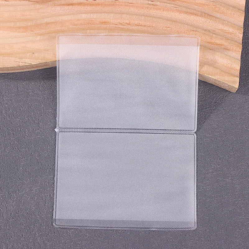 50-Pack Waterproof PVC Transparent Card Holders for ID & Cards Card Holder Sleeves Babs