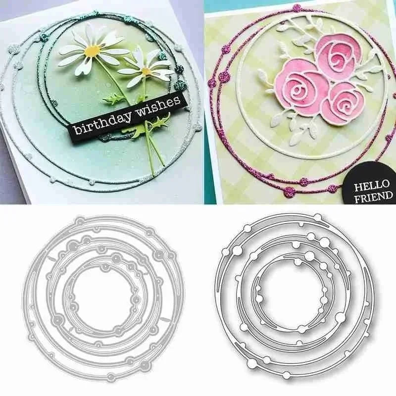 Flower Metal Cutting Dies Stencils for Scrapbooking & Cards Metal Cutting Dies Babs E