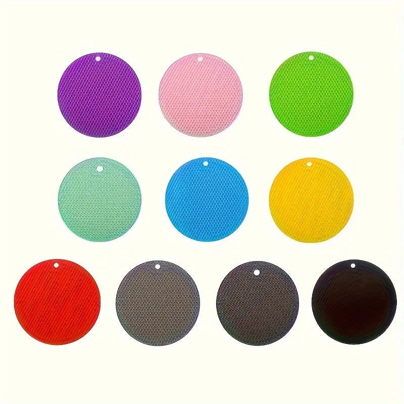 3-Pack Silicone Trivets – Non-Slip Heat Resistant Hot Pads Silicone Trivets Babs