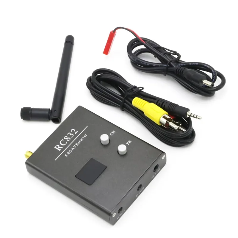 TS832 & RC832 5.8GHz 48Ch 600mW Wireless AV Transmitter Receiver Wireless AV Transmitter Babs Black NONE