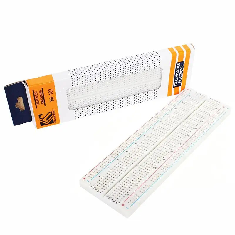 MB102 830 Tie-Point Solderless Breadboard – PCB Prototype Board Solderless Breadboard Babs