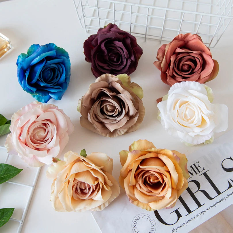 Silk Rose Artificial Flowers 10/20 Pcs – Wedding & Home Decor Artificial Silk Flowers Babs