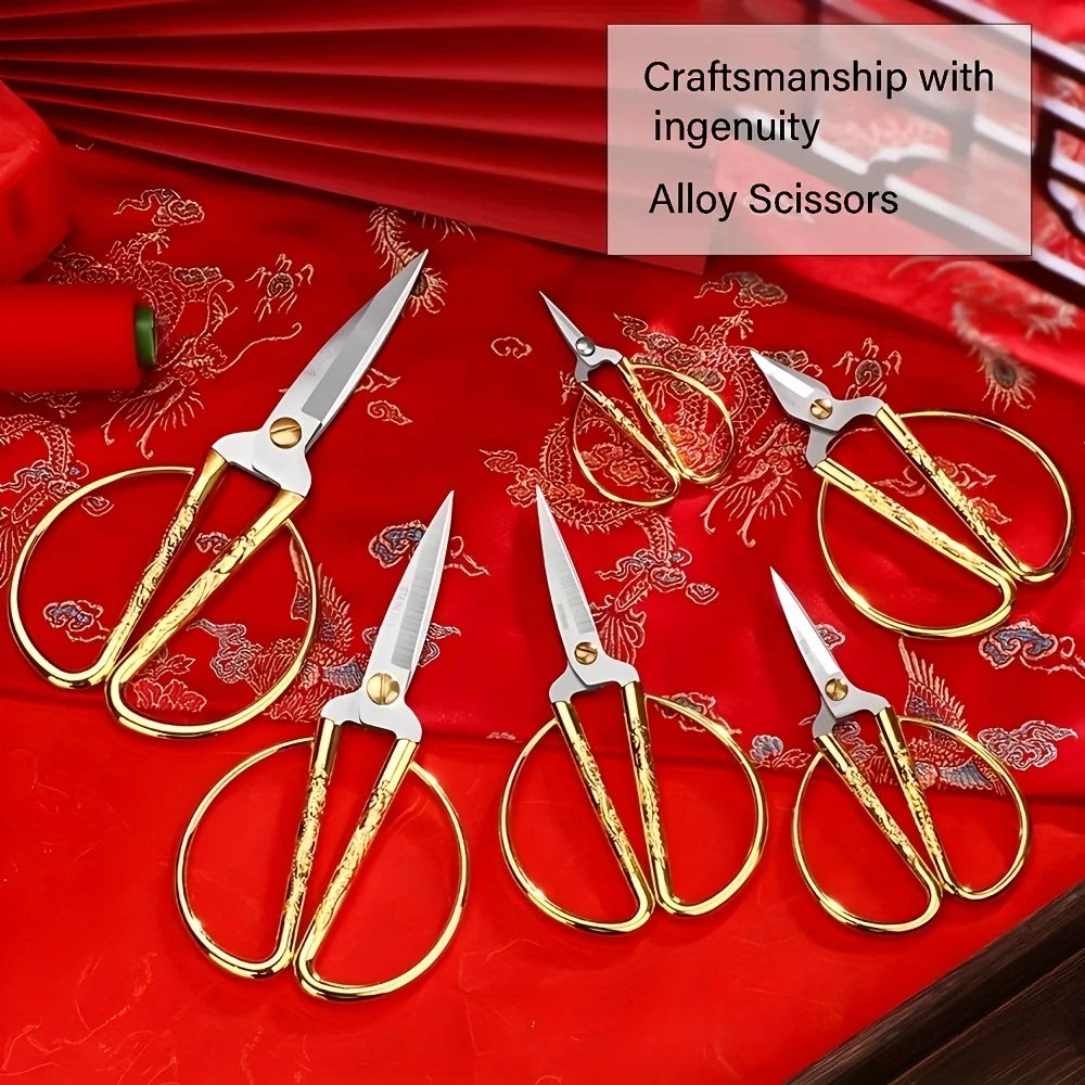 Retro Stainless Steel Sewing Scissors – Embroidery & Fabric Sewing Scissors Babs