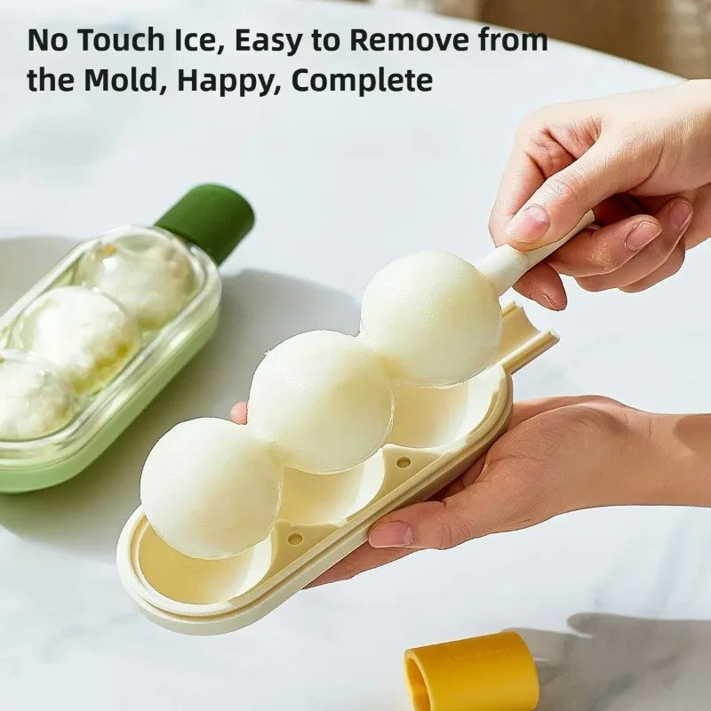 Reusable Silicone Ice Pop Mold Set – DIY Popsicle & Ice Tray Ice Pop Mold Set Babs