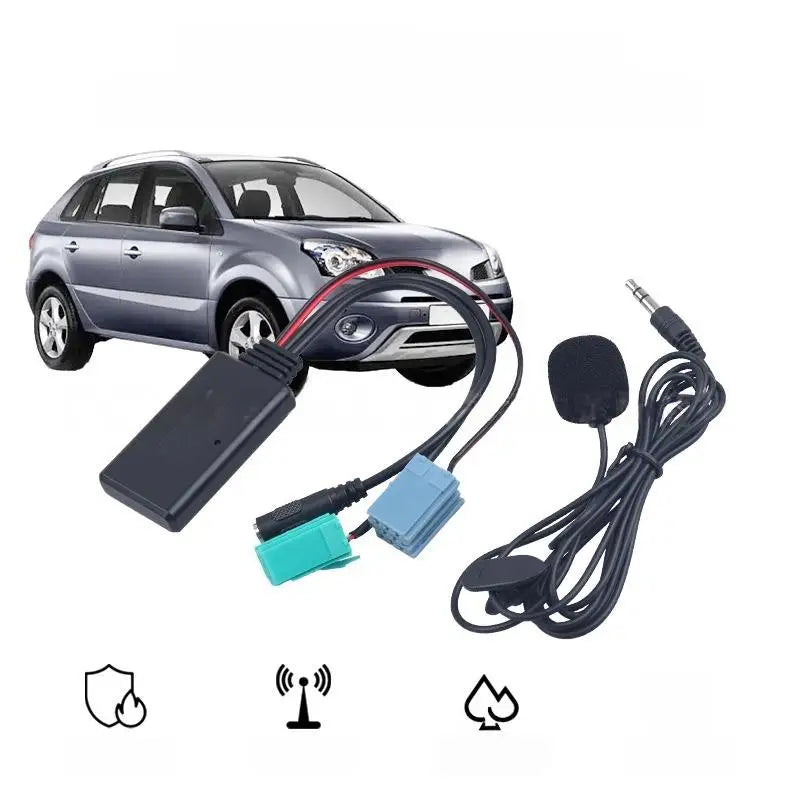 Car Bluetooth 5.0 AUX Adapter – ISO 6Pin 8Pin Radio Connector Car Bluetooth Adapter Babs