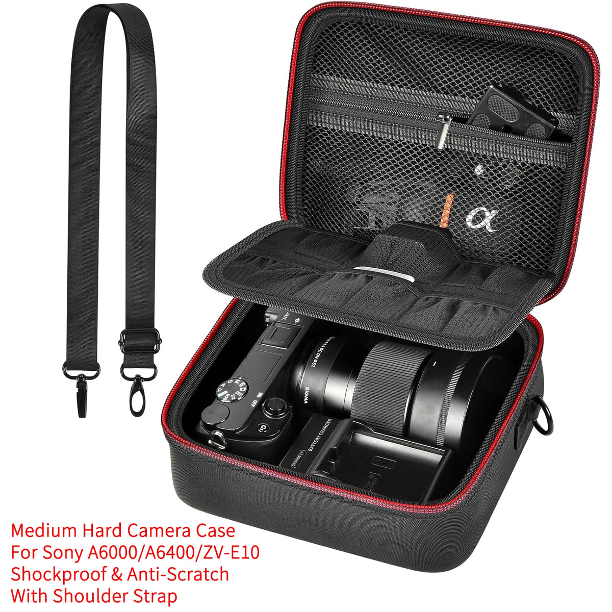 Hard Camera Case for Sony ZV-E10 A6400 A6000 – Paiyule Camera Case Bag Babs