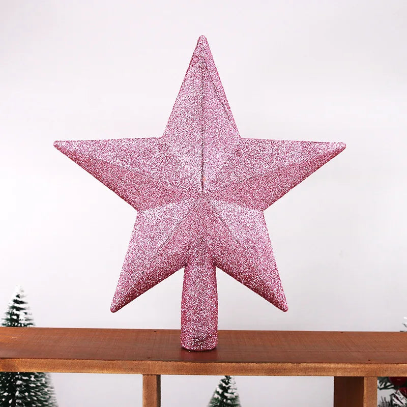 Gold Christmas Tree Top Star Ornament – 15cm & 20cm Christmas Tree Topper Babs