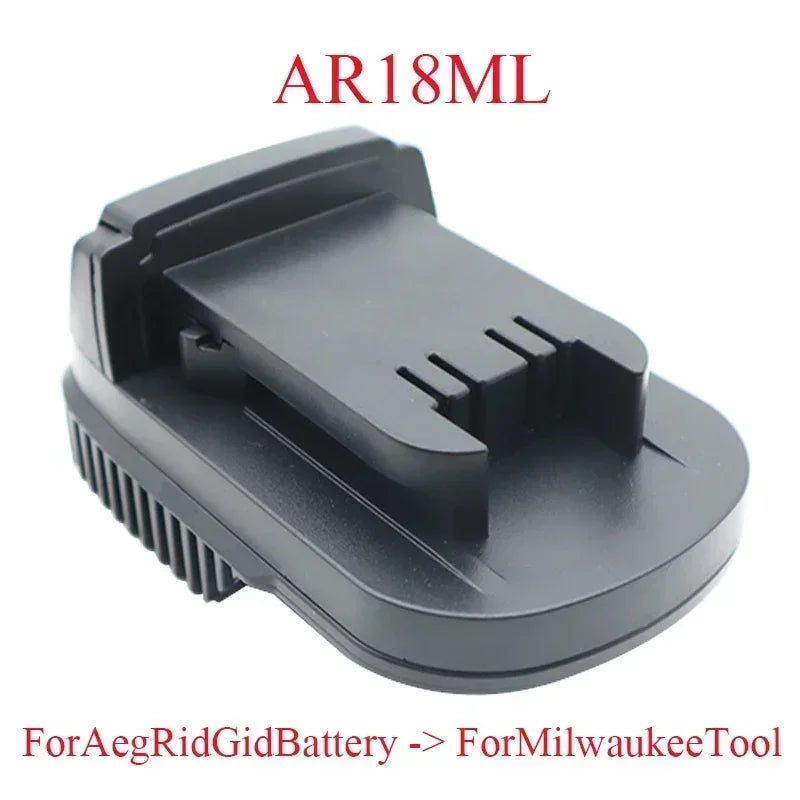 AR18ML Ridgid AEG 18V Battery Adapter for Milwaukee M18 Tools Battery Adapter Babs AR18ML